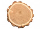 Maple Trunk Slices for Epoxy Production