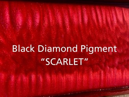 Black Diamond Pigment “SCARLET” v epoxy