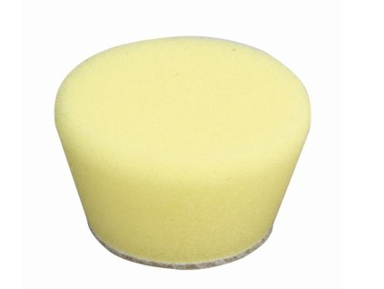 Leštící molitanový kotouč žlutý  malý o průměru 30 mm