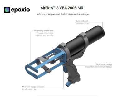 vytlačovací pistole pneumatická pro Veropal 14