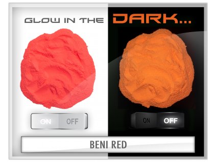 Beni Red Eye Candy Pigments glowing