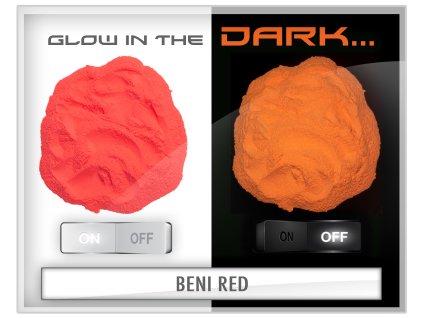 Beni Red Eye Candy Pigments glowing