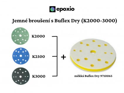 Jemné broušení s Buflex Dry Epoxio