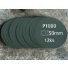 Brusný kotouč Ø 50 mm – hrubost 1000, pro mikrobrusky a leštičky, sada 12 ks