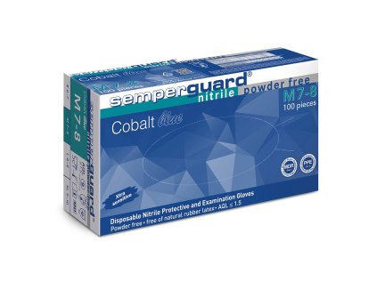 Jednorazové rukavice SEMPERGUARD® Cobalt - nepudrované 07 (Veľkosti Ardon 07, Farba modré odtiene)