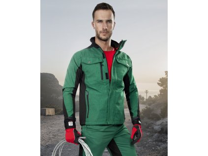 ARDON®PRE100 soft. bunda zeleno-čierna S