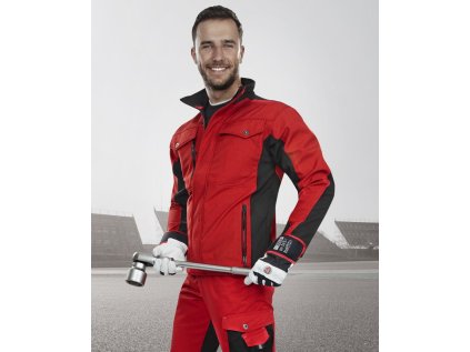ARDON®PRE100 soft. bunda červeno-čierna S