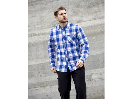 Košeľa ARDON®OPTIFLANNELS kráľovská modrá S (Veľkosti Ardon S, Farba modré odtiene)