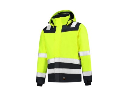 Midi Parka High Vis Bicolor T51 (Veľkosť M, Barva fluorescenčná žltá)