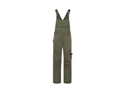 Bib & Brace Twill Cordura Pracovné nohavice s trakmi unisex (Veľkosť 44, Farba Malfini army)