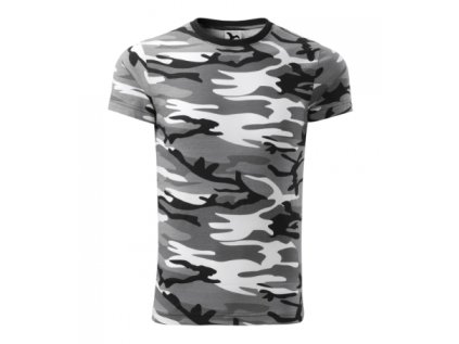 Camouflage Tričko unisex (Veľkosť XS, Farba Malfini camouflage gray)
