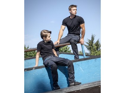 Detské nohavice ARDON®4xSTRETCH tmavo sivé 98-104