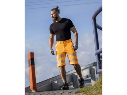 Šortky ARDON®SIGNAL+ oranžovo-čierna 44
