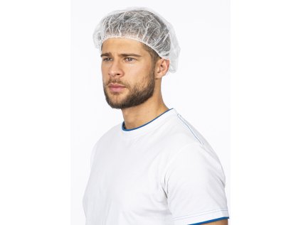 PP čiapka ARDON®INA , do 53cm, 100 ks/balenie biela W
