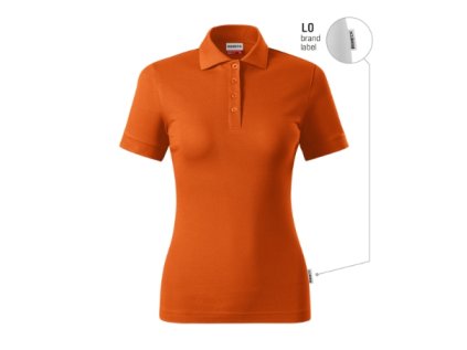 Resist Heavy Polo Polokošeľa dámska (Veľkosť XS, Farba Malfini oranžová)