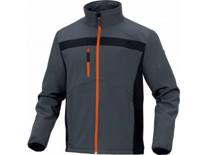 SOFTSHELL LULEA2, SIVÁ/ČIE XXL