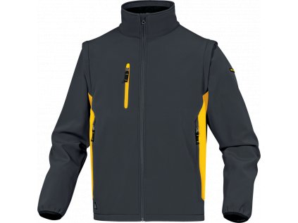 SOFTSHELL MYSEN2F SIVÁ/ČIER XS