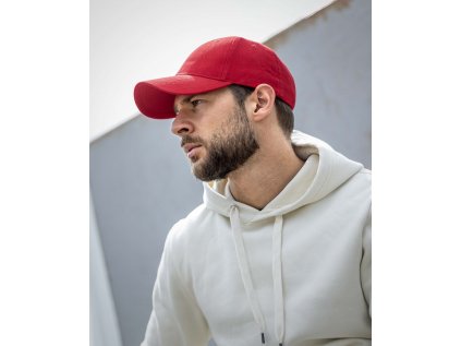 Čiapka so šiltom ARDON®UNI-6L červená (Farba červené odtiene)