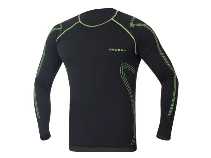 Funkčné tričko ARDON®LYTANIX dl.rukáv čierna-zelená S (Veľkosti Ardon S, Farba čierna)