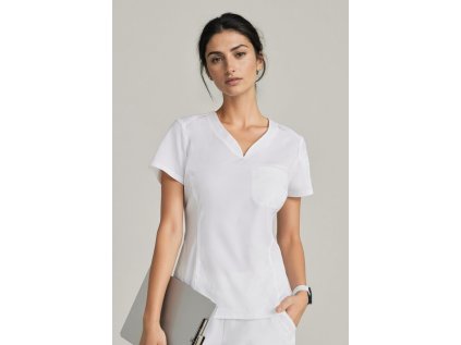 Biela dámska blúza CAPRI Grey´s Anatomy Spandex Stretch (Veľkosť XL)