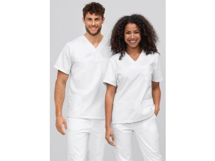Blúza UNISEX 95° - biela (Veľkosť 3XL)