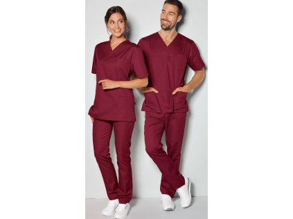 Blúza UNISEX 95° - bordová (Veľkosť 5XL)