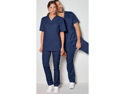 Blúza UNISEX 95° - námornícka modrá (Veľkosť 5XL)