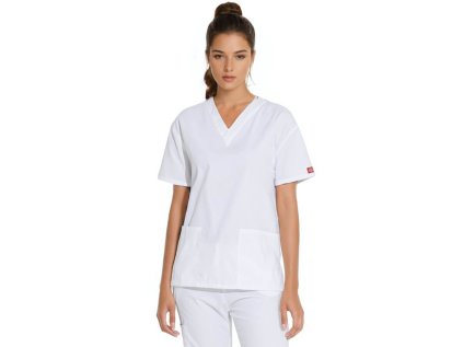 Dámska blúza Dickies - biela (Veľkosť 3XL)