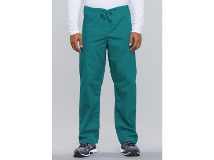 Nohavice so šnurovaním - modrozelená (Veľkosť XXS)