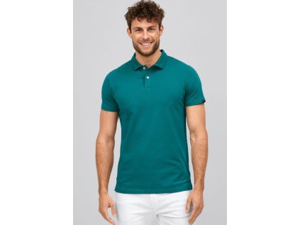 Pánske POLO tričko - smaragd (Veľkosť 2XL)