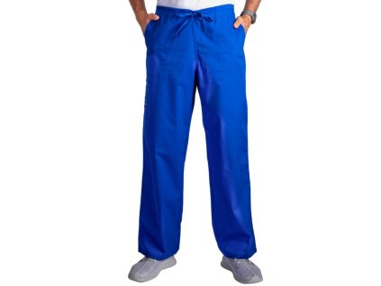 Športové nohavice s uväzovaním - kráľovská modrá (Veľkosť XS)