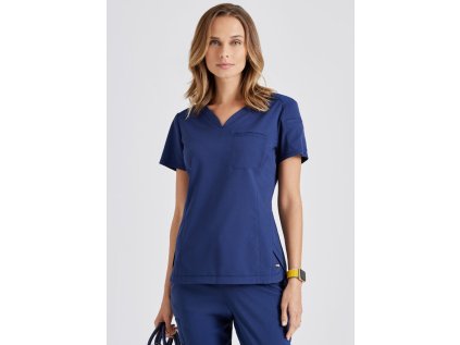 Zdravotnícka blúza CAPRI Grey´s Anatomy Stretch - námornícka modrá (Veľkosť L)