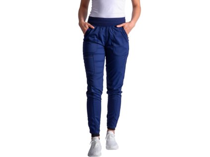 Zdravotnícke dámske jogger nohavice Cherokee Revolution ACTIVE STYLING - námornícky modré (Veľkosť 3XL)