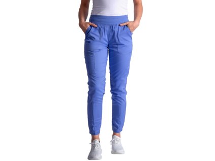 Zdravotnícke dámske jogger nohavice Cherokee Revolution ACTIVE STYLING - svetlo modré (Veľkosť XL)