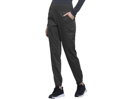 Zdravotnícke dámske jogger nohavice Cherokee Revolution ACTIVE STYLING - tmavo šedé (Veľkosť XXS)