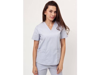 Zdravotnícka blúza Sunrise Basic FRESH - svetlo šedá (Veľkosť 3XL)