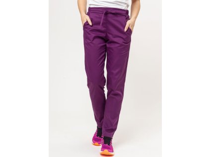 Zdravotnícke nohavice Sunrise Basic FRESH - slivkové (Veľkosť 3XL)