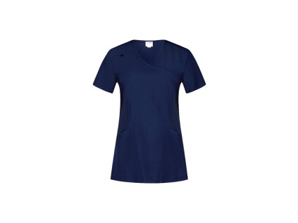 Zdravotnícka blúza JUSTINA - námornícka modrá (Veľkosť 3XL)