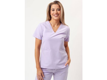 Zdravotnícka blúza Premium AURA - levanduľa (Veľkosť 3XL)