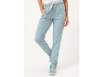 Zdravotnícke nohavice Premium VIBE - aqua (Veľkosť 3XL)