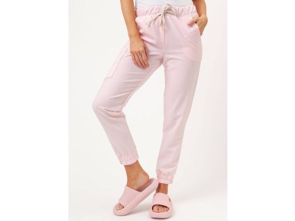 Zdravotnícke nohavice Premium VIBE - baby pink (Veľkosť 3XL)