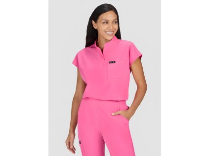 Dámska zdravotnícka blúza ARI TOP - ružová (Veľkosť XS)