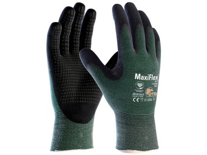 ATG® protirezné rukavice MaxiFlex® Cut 34-8443 V1/06 (Farba zelené odtiene)