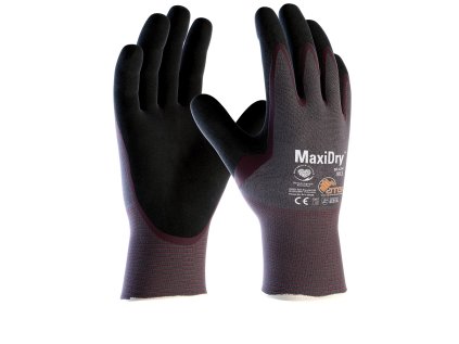 ATG® máčané rukavice MaxiDry® 56-424 07 (Veľkosti Ardon 07, Farba ružové a fialové odtiene)