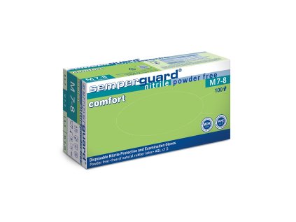 Jednorazové rukavice SEMPERGUARD® Comfort - nepudrované 07 (Veľkosti Ardon 07, Farba modré odtiene)