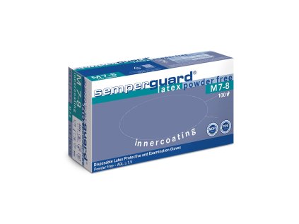 Jednorazové rukavice SEMPERGUARD® LATEX IC - nepudrované 07 (Veľkosti Ardon 07, Farba biela)