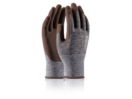 Máčané rukavice ARDON®NATURE TOUCH - s predajnou etiketou, hnedé 07-SPE (Veľkosti Ardon 07-SPE, Farba hnedé odtiene)
