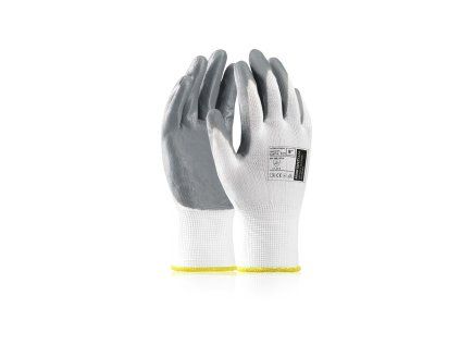 Máčané rukavice ARDON®NITRAX BASIC 10 (Veľkosti Ardon 09, Farba biela)
