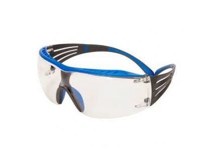 SF401XSGAF-BLU-EU, SecureFit™ 400X Okuliare, modrá/sivá, Scotchgard™ (K&N), čirý priezor