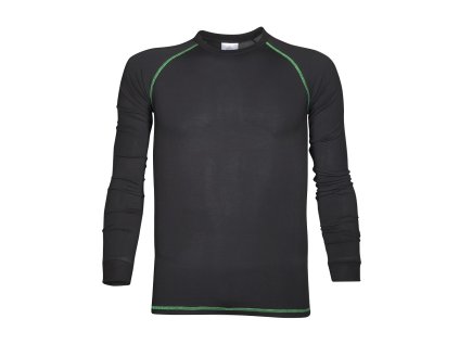 Funkčné tričko ARDON®TRIP dl.rukáv čierna-zelená L (Veľkosti Ardon L, Farba čierna)